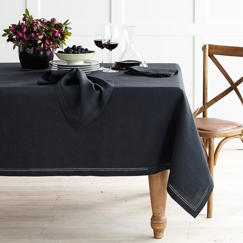 Linen Double Hemstitch Tablecloth Williams Sonoma Australia